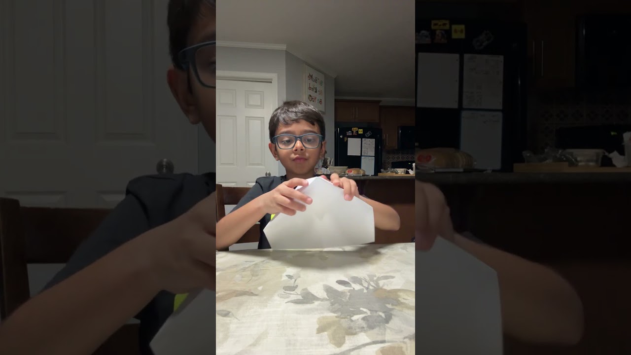 How to make paper airplane that come back to you