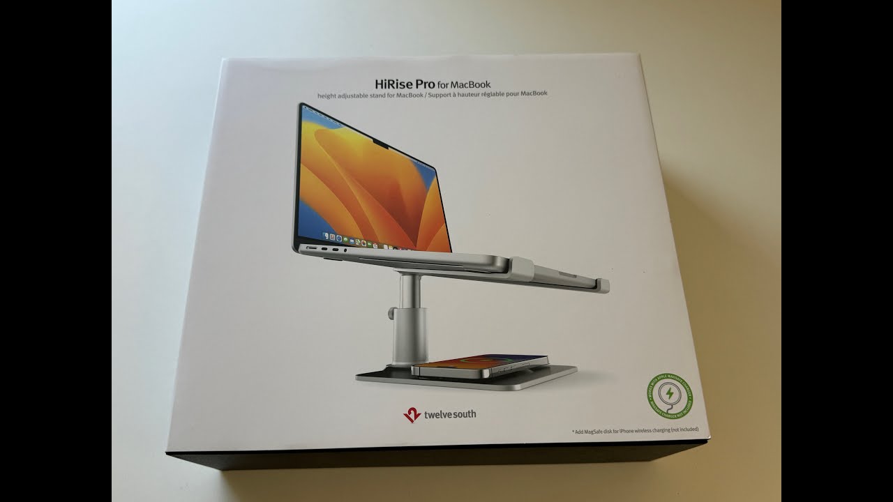 Twelve South HiRise Pro Adjustable Stand for MacBook with MagSafe Unboxing! @twelvesouth