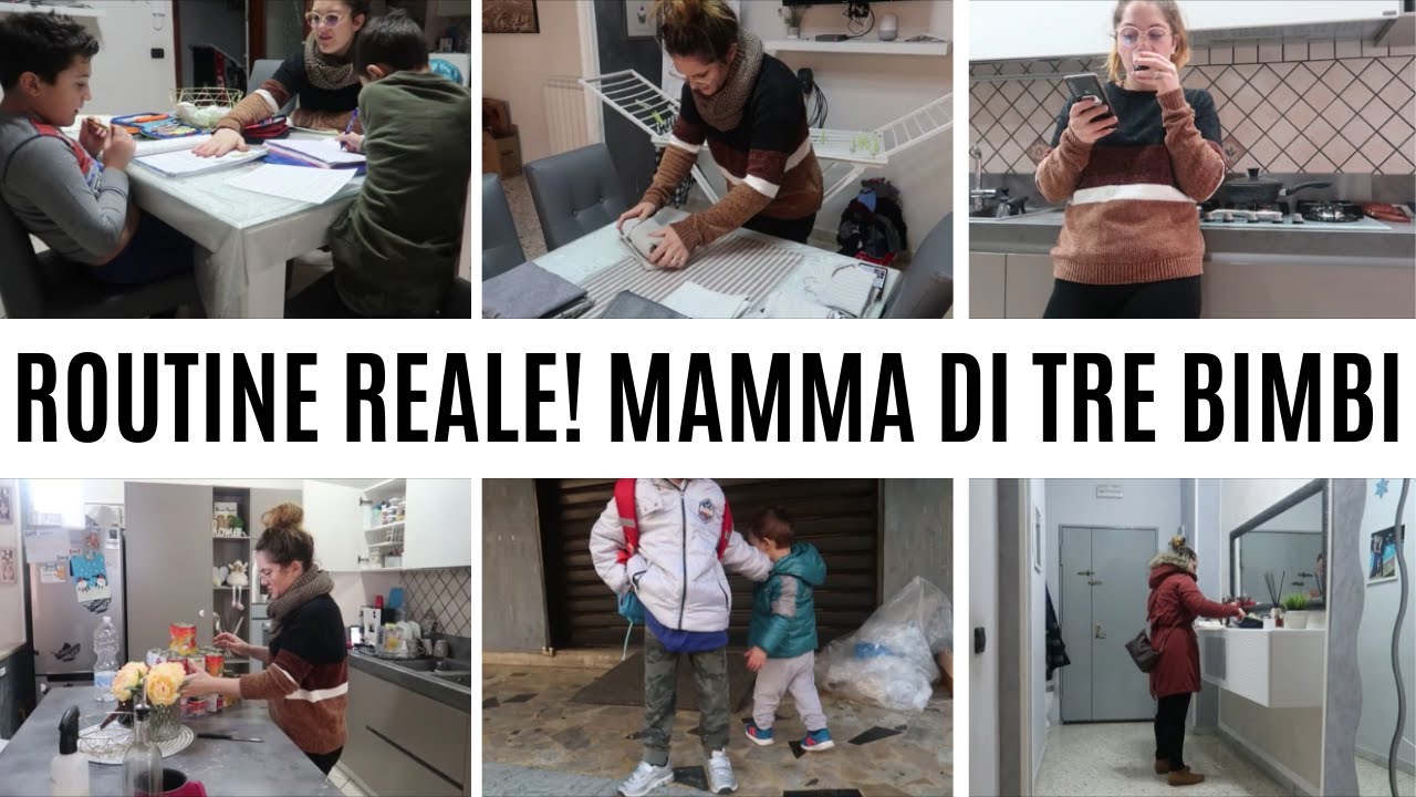*NEW*ROUTINE PRODUTTIVA DA MAMMA DI 3 BIMBI | SCUOLA, PULIZIE E PRANZO | UNA GIORNATA REALE | DEBBYG