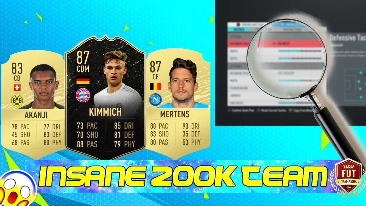 BEST 200K TEAM FIFA 20!! | FIFA 20 FUT GAMEPLAY | 200K SQUAD BUILDER FIFA 20!!