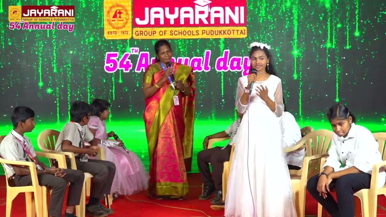 JAYARANI GROUP OF SCHOOLS PUDUKKOTTAI | 54TH Annual day | M28
