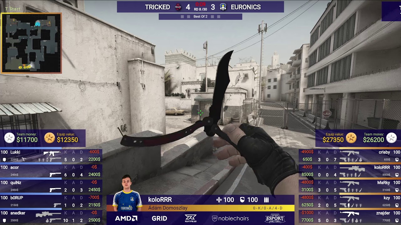 UML: W1 D3 M1 - EURONICS vs Tricked Esports