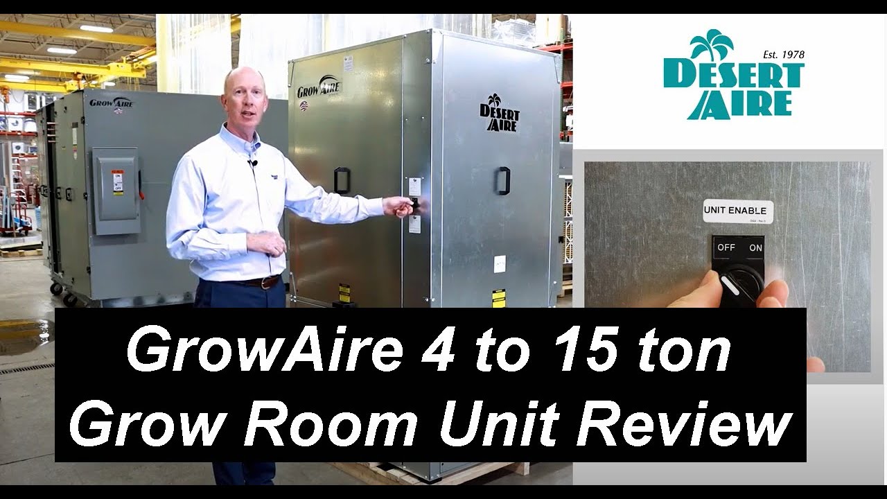 Desert Aire GrowAire&trade; 4 to 15 ton Capacity Grow Room Dehumidification Unit Review