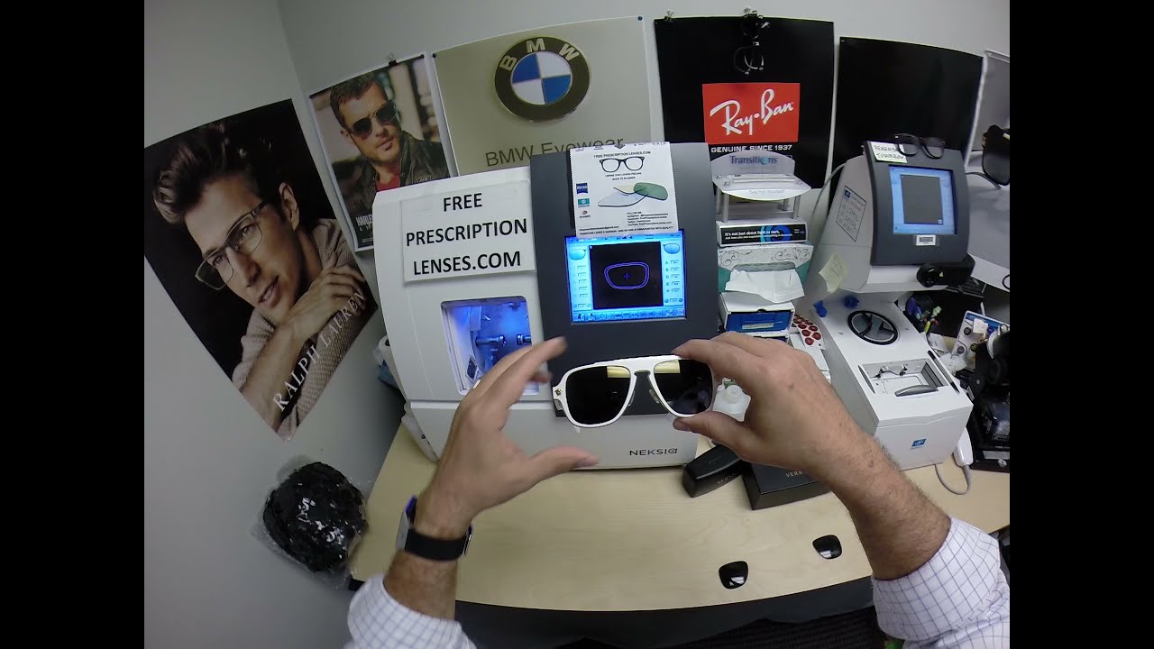 Javier's Versace 2199 w Rx Zeiss Photofusion Extra Grey Lenses and Gold Flash Mirror Coating