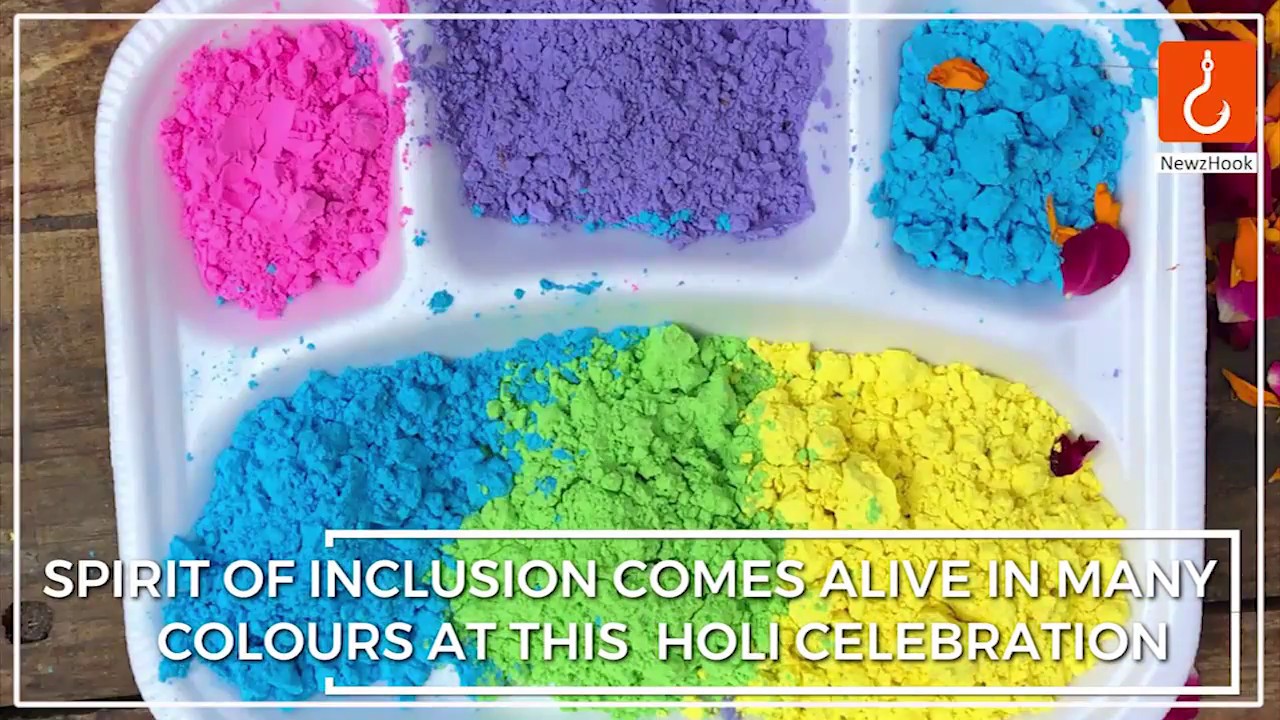 Spirit of inclusion comes alive in many colours at this Holi celebration in Delhi