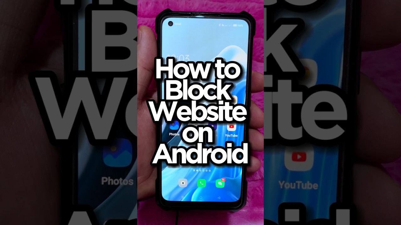 How to block Website on Android Phone #shorts