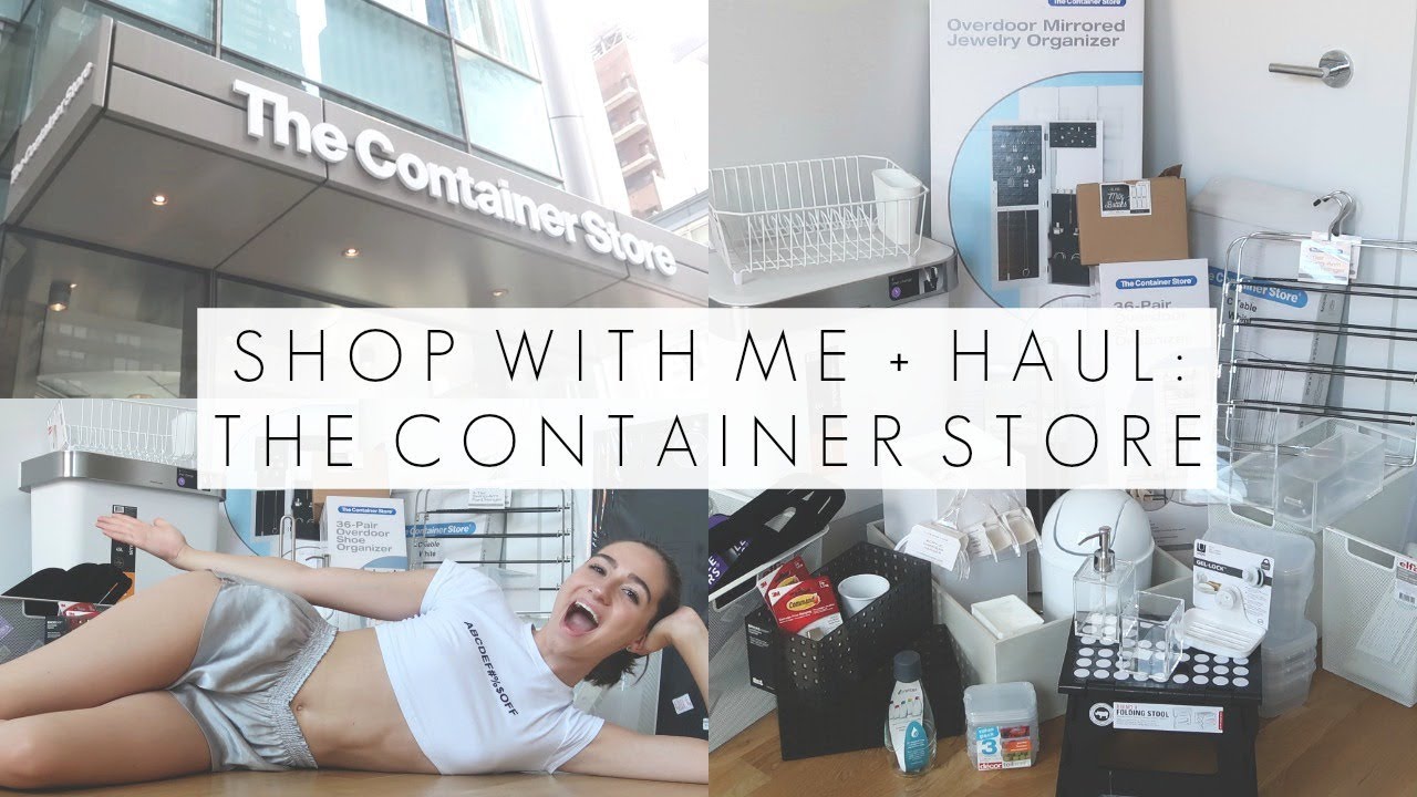 The Container Store Shop With Me + Haul || Back To School Apartment Organizing || BeautyChickee