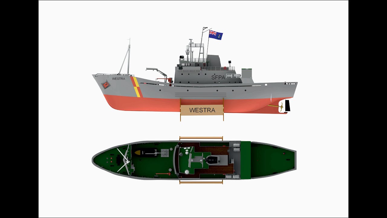 WESTRA  'Scottish Fishing Protecting Vessel' 1/50  (TR) (EN)
