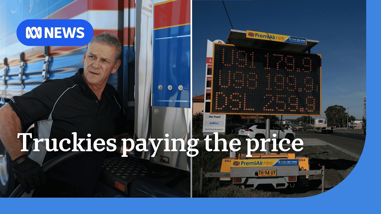 How the rising costs of fuel for truckies will soon hit supermarket shelves | ABC News
