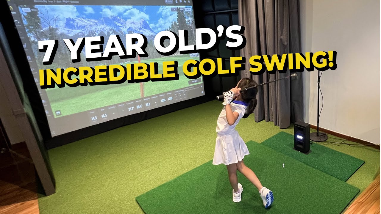 The Golf Swing of this 7 Year Old Is Pure! You've Got To See It!
