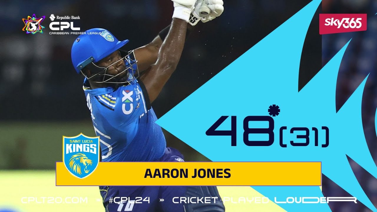 Aaron Jones' TOURNAMENT-WINNING Innings! | CPL 2024