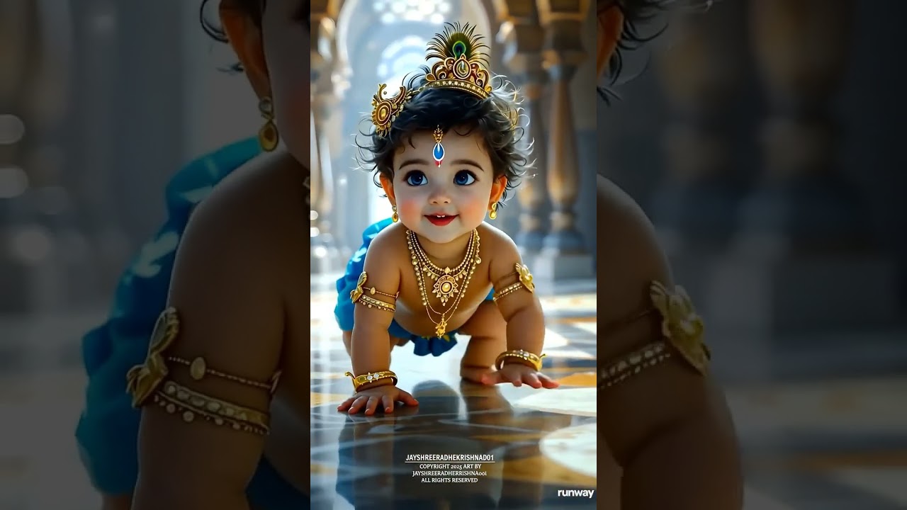 cute bal gopal #balgopal #cute #krishna