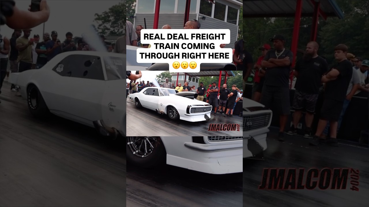 700+ shot of nitrous had this big block Camaro like a train