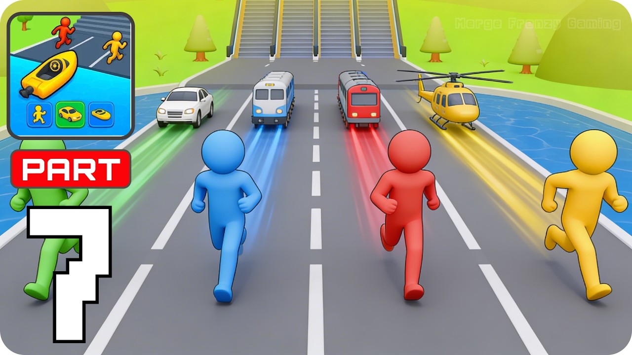 Vehicle Switch Race 🏃‍♂️🚗🚲🚦All Levels Gameplay Walkthrough Max Level Ep 007 (iOS, Android)