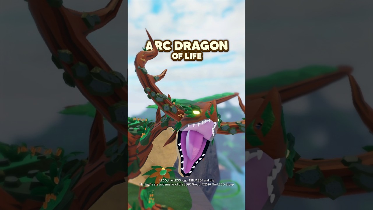 ARC DRAGON OF LIFE 🐉 Creatures of Sonaria | LEGO&reg; NINJAGO&reg;