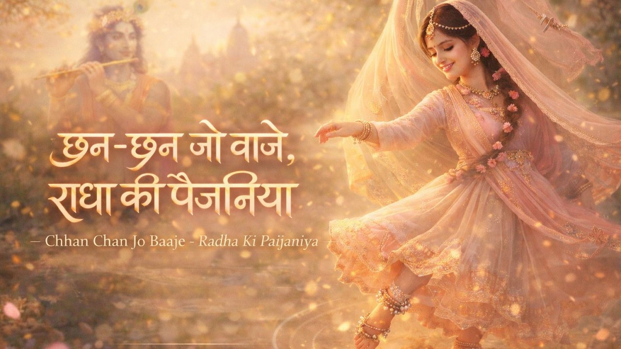Radha Ki Payal | राधा की पायल | Chhan Chhan Jo Baaje | New Radha Krishna Bhajan 2026 | Shlokanant