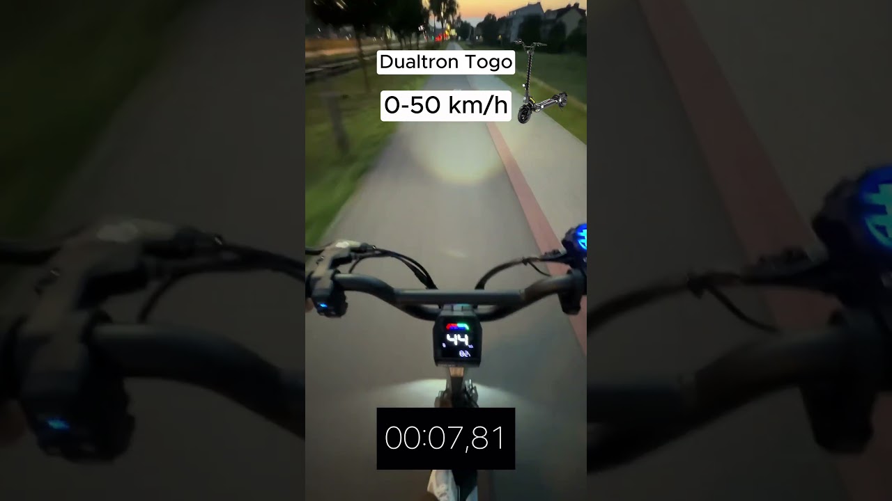 Dualtron togo 0-50 km/h acceleration