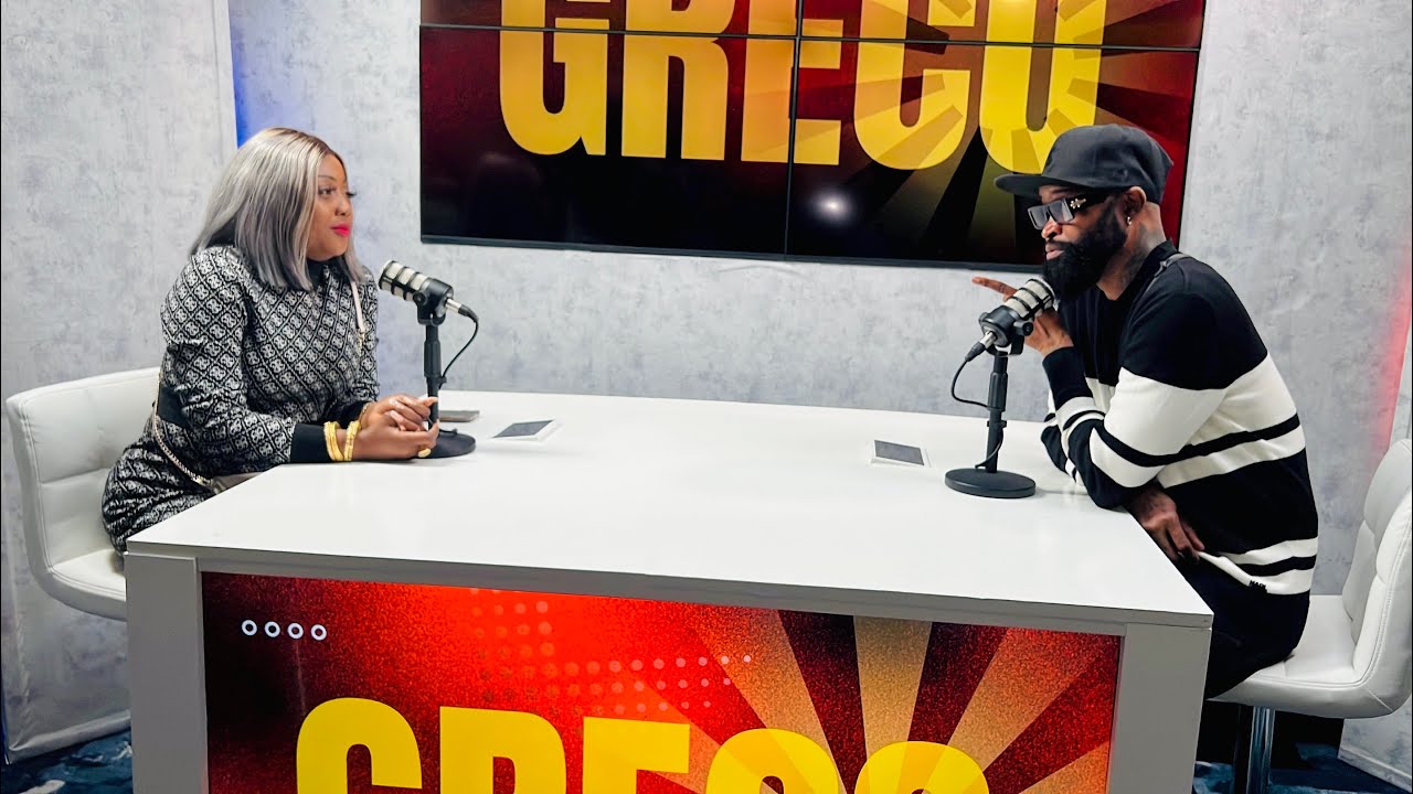 DAVID MOMBELE FRAPPE A L&rsquo;INAUGURATION DE SON STUDIO GRECO TV FACE &Agrave; LA PRESSE 