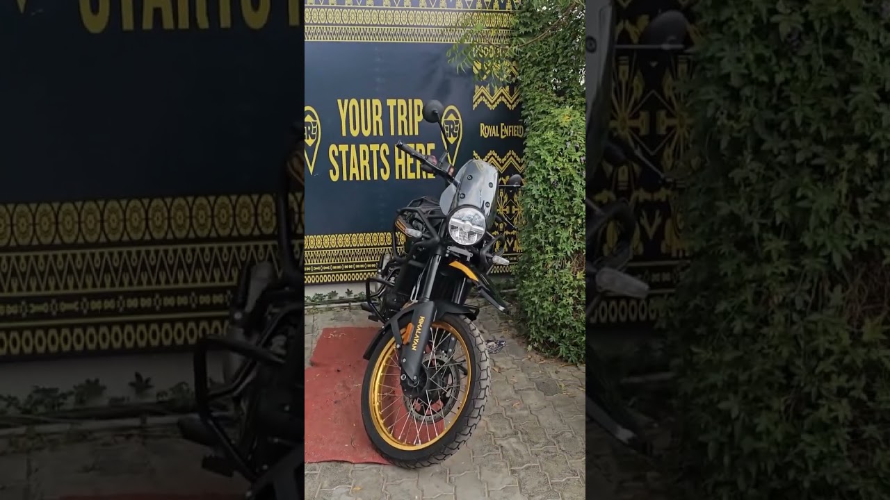 Taking delivery of himalayan 450 hanle black 
