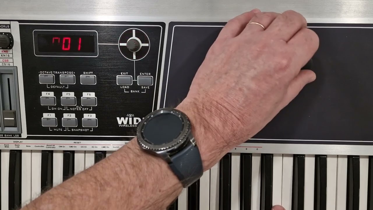 MiniDexed DX7 emulator built into a CME UF70