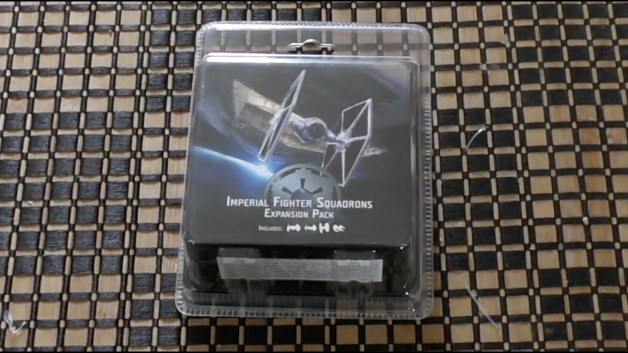 STAR WARS ARMADA - Imperial Fighter Squadron 1 - Unboxing