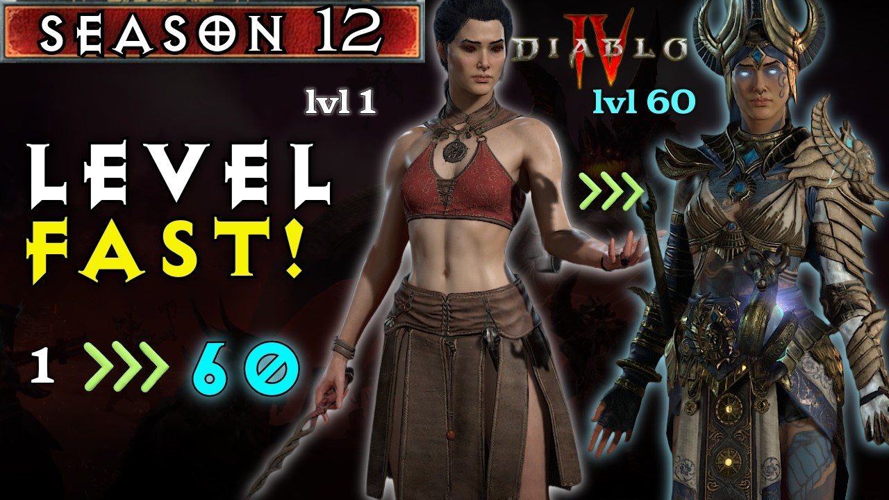 Level 1&ndash;60 FAST in Diablo 4 Season 12 (Best XP Methods)