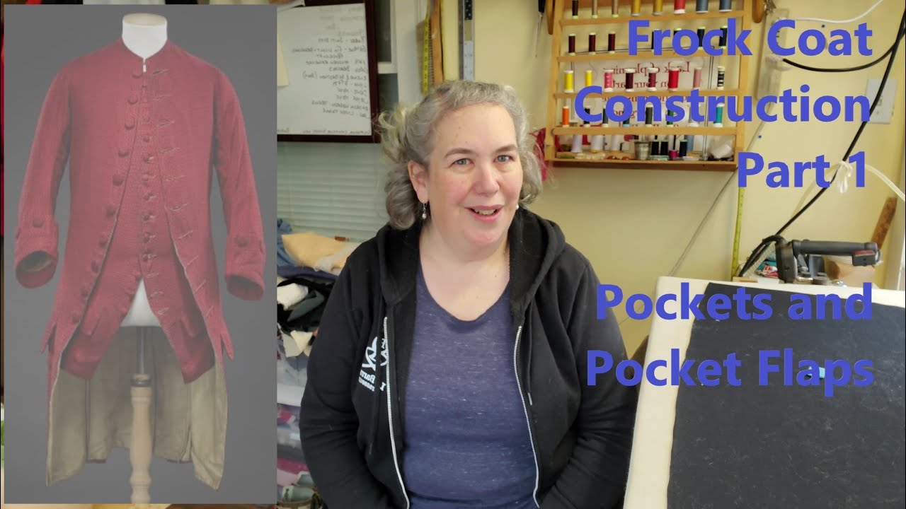 18th C. Frock Coat part 1: Pockets and Pocket Flaps