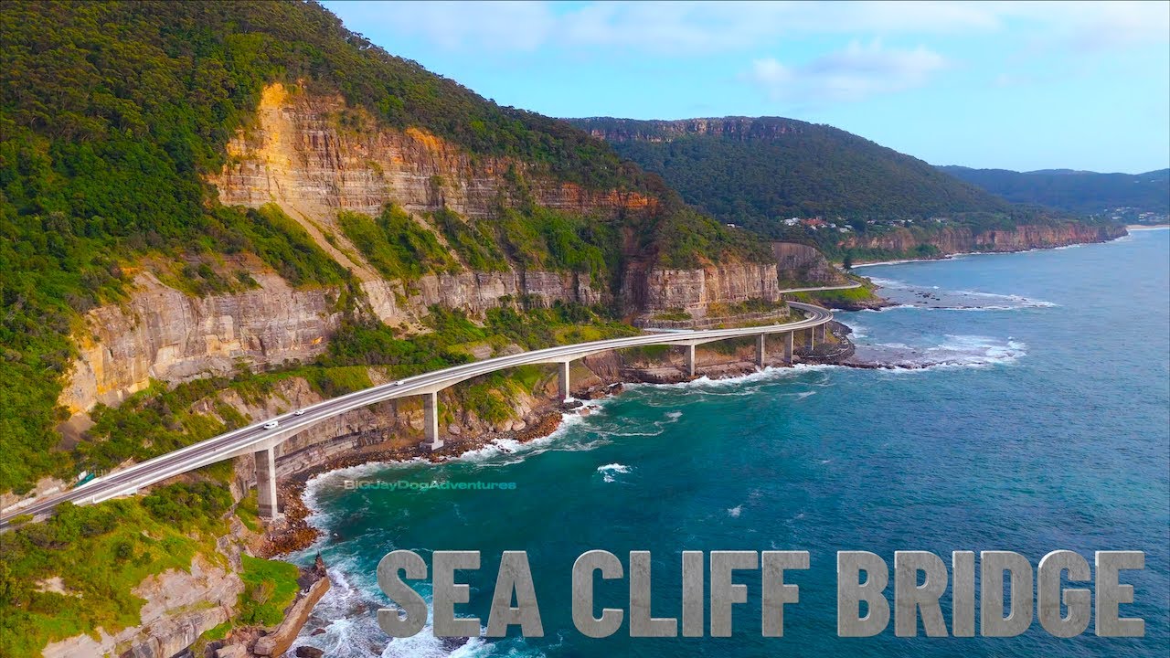Sea Cliff Bridge 72 km's south of Sydney Australia