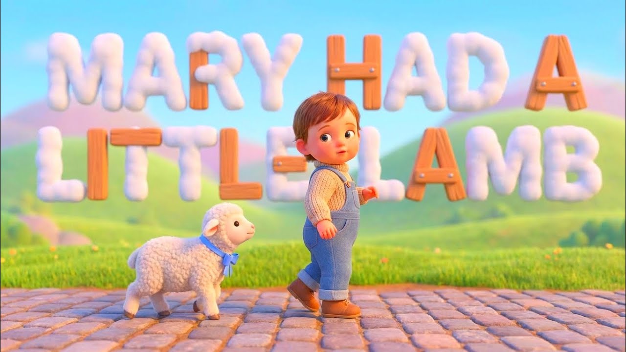 Mary Had a Little Lamb 🐑 | Fun Nursery Rhyme for Toddlers