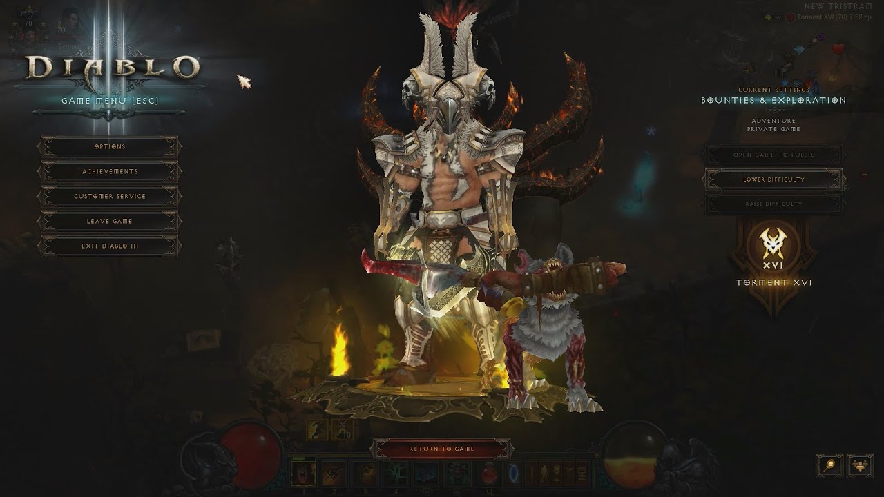 Diablo 3 2.7.7 PTR Season 30 TEST GR 142 Rank 1 NEW Leapquake Barb!!!!Solo Mode