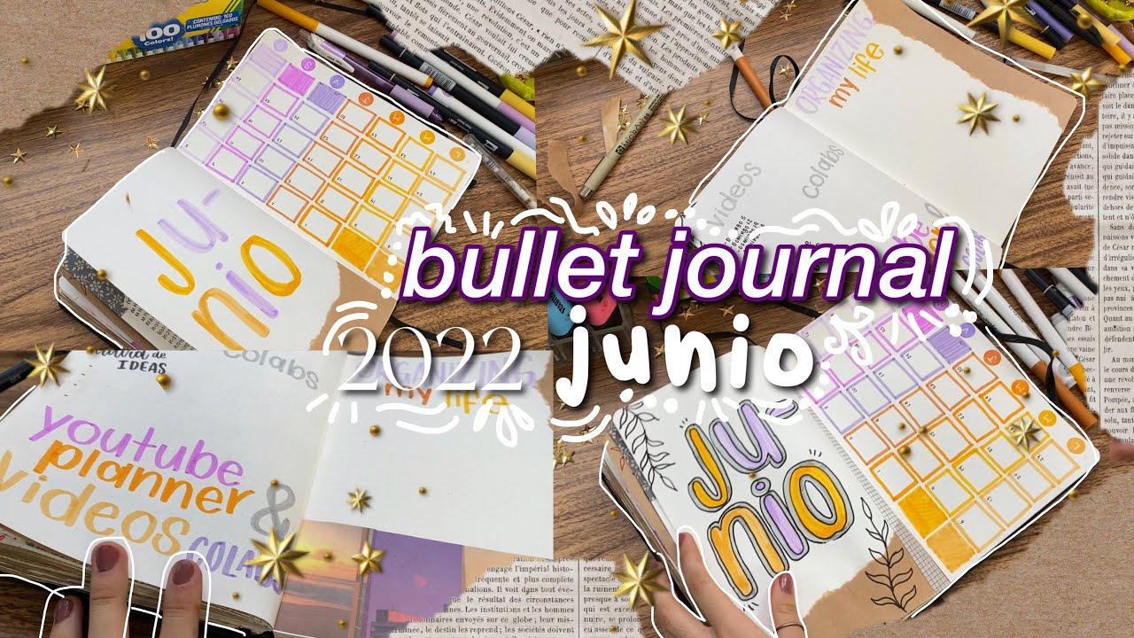 bullet journal junio 2022 🌞🔮