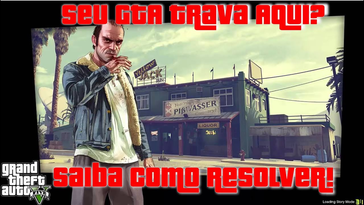 GTA V Travando na Tela de Carregamento   How To Fix Loading Screen GTA V