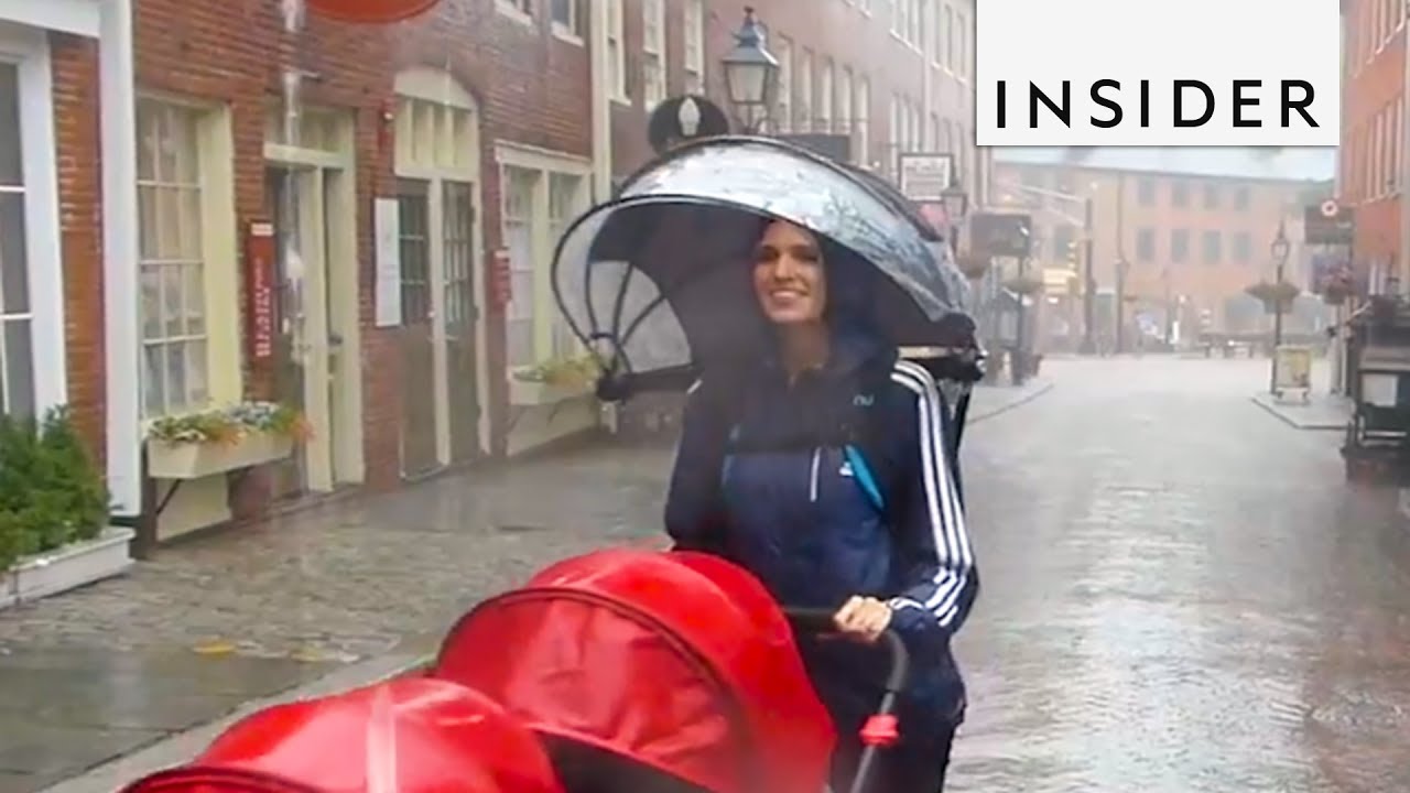 This Hands-free Umbrella is the Perfect Travel Accessory