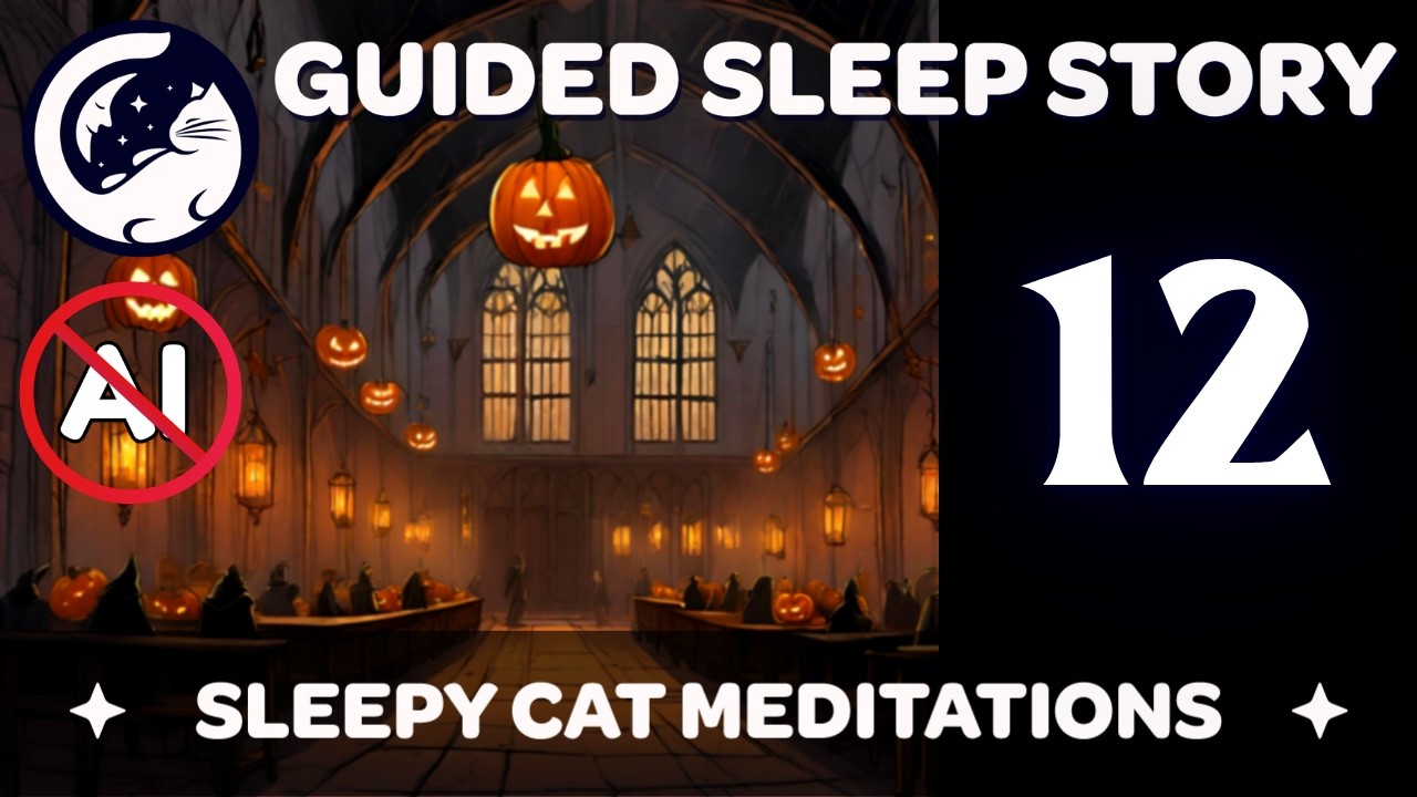 Ghostly Halloween Banquet at Hogwarts - Harry Potter Inspired Sleep Story ('Yer a Wizard') Ep 12/16