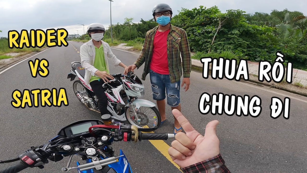 Thiện Red lấy Raider 68zz gạ đùa với Satria Zin, Sonic PXL kèo 3 ly nước mía