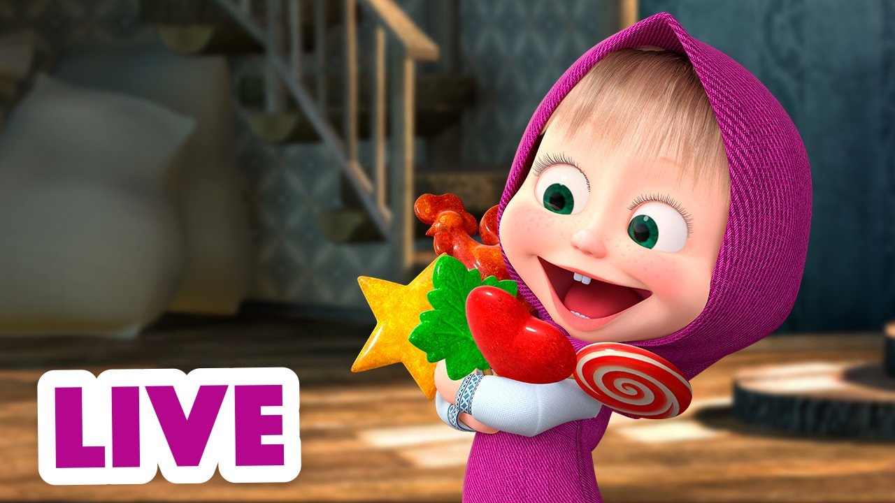 🔴 LIVE! Máša a Medvěd 🐻👧 ☀ Sluníčko a lízátka 🍭 Masha and the Bear
