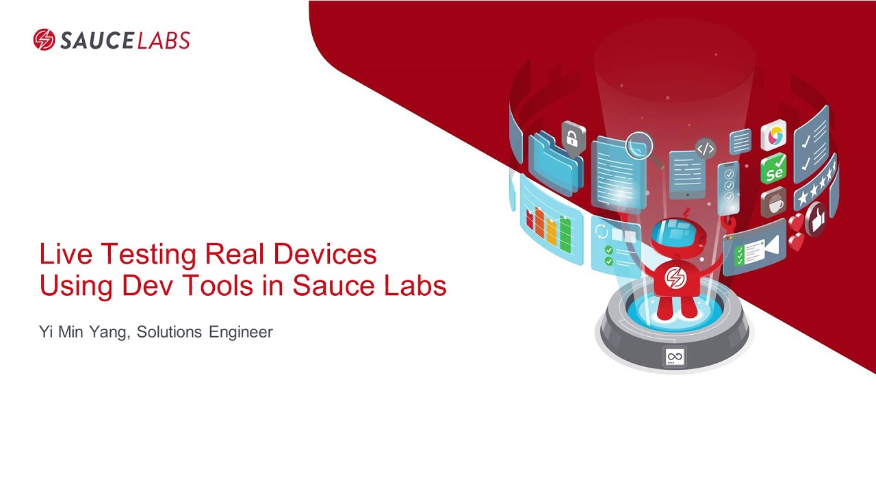 Live Testing Real Devices Using Dev Tools in Sauce Labs