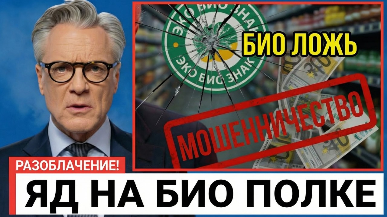 БИО-ШОК! Больше Не Покупай Эти 7 Био Продуктов