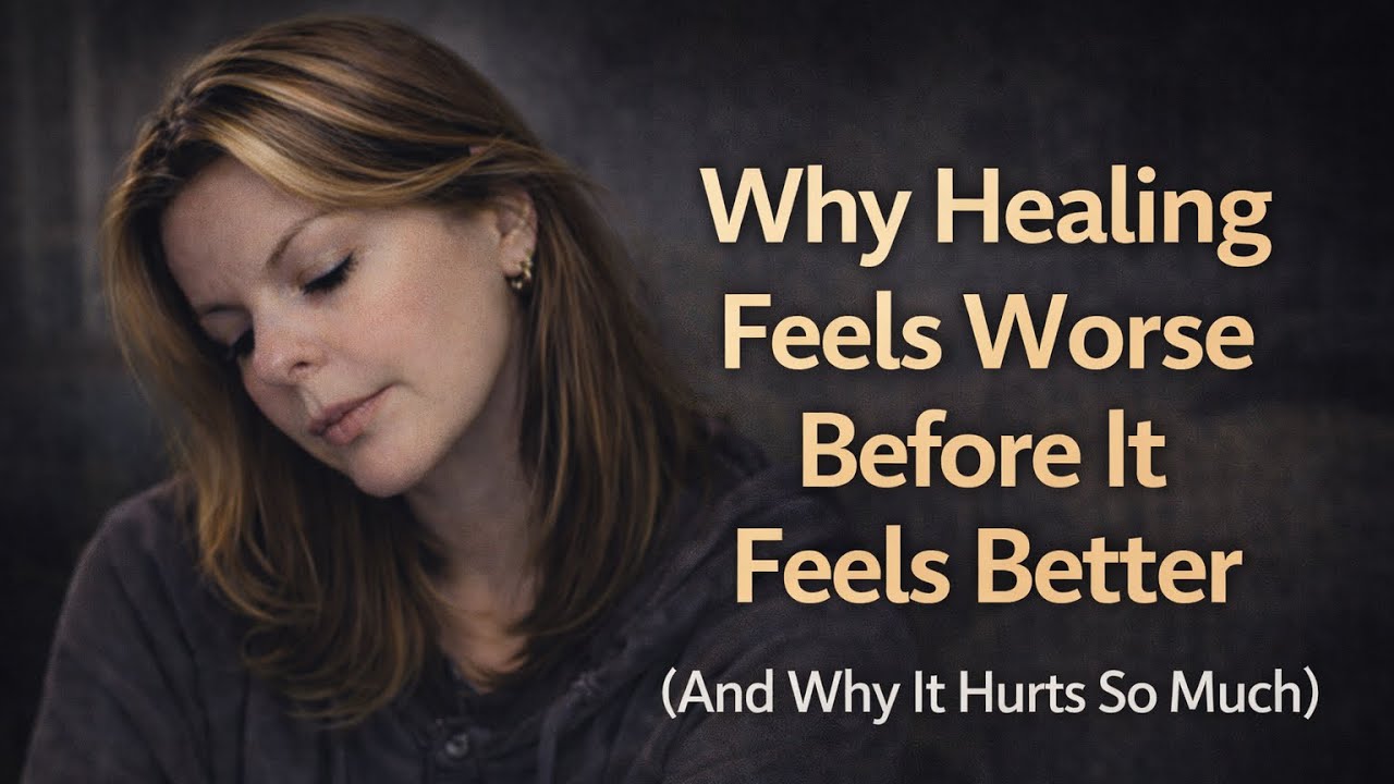 Why Healing Feels Worse Before it feels better 
