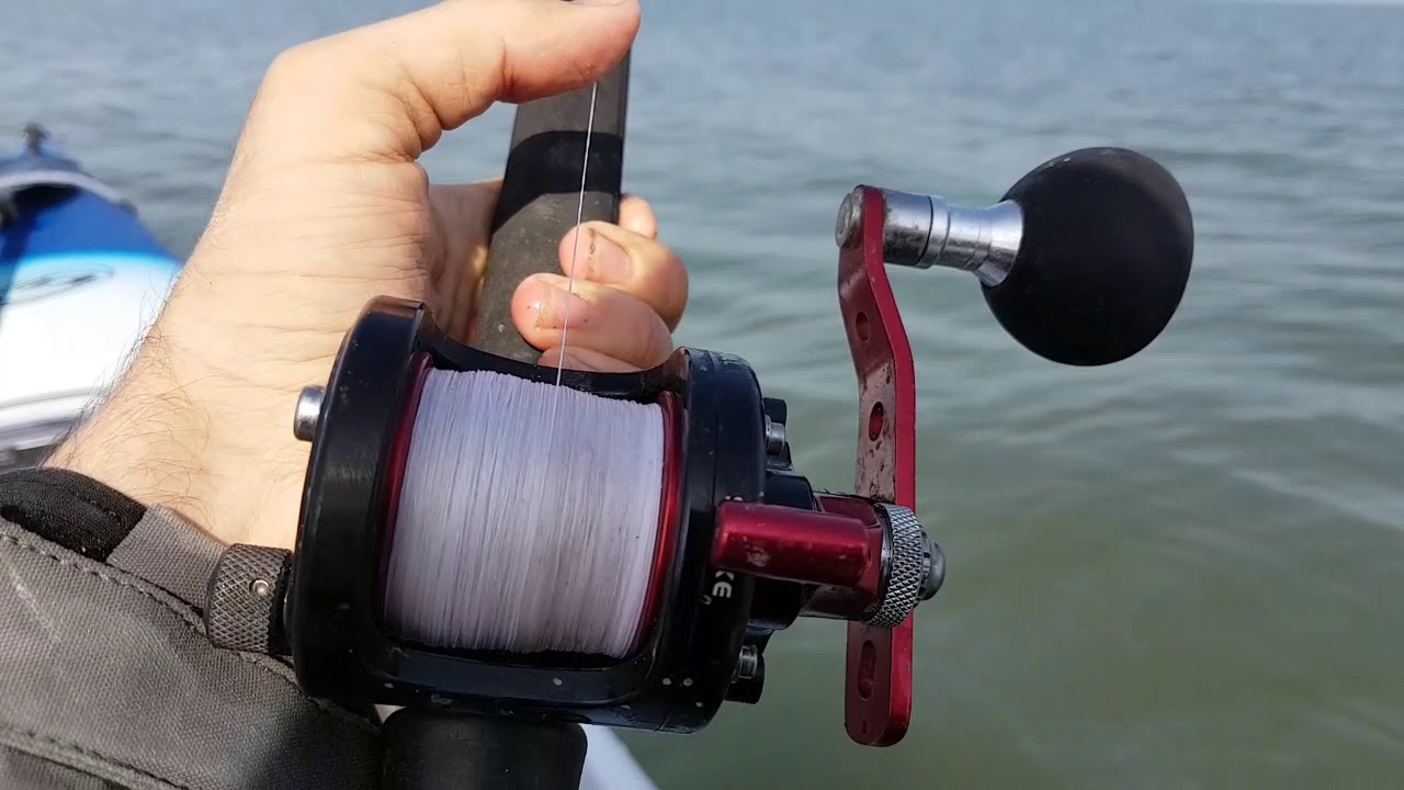 Kayak fishing Mumbles, South Wales.