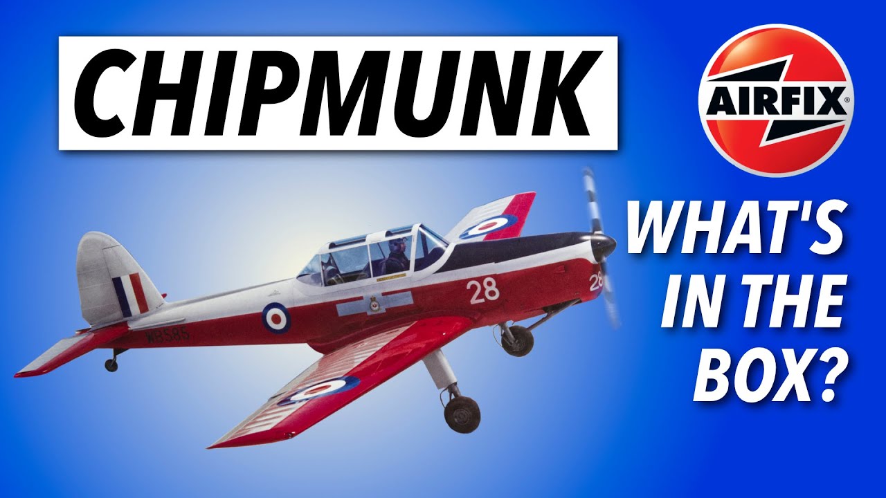 AIRFIX CHIPMUNK 1/48 - what's in the box?
