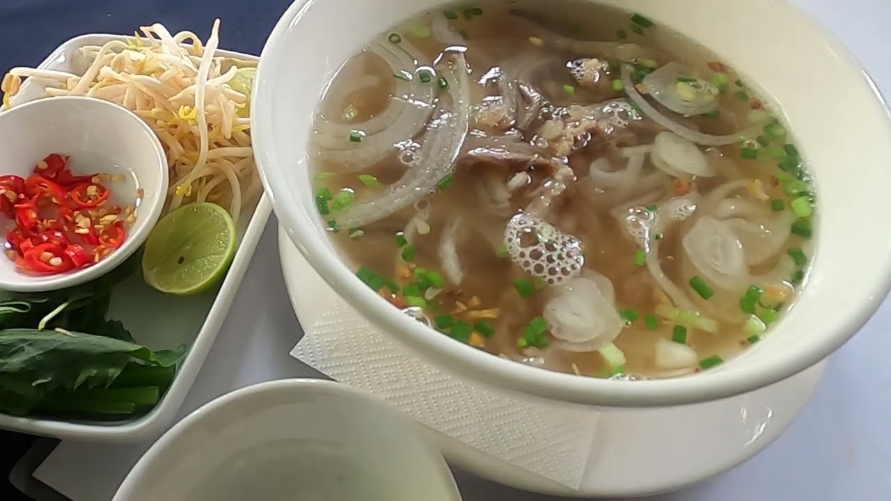 Having Pho' Noodle Soup for Breakfast, Please Enjoy with me