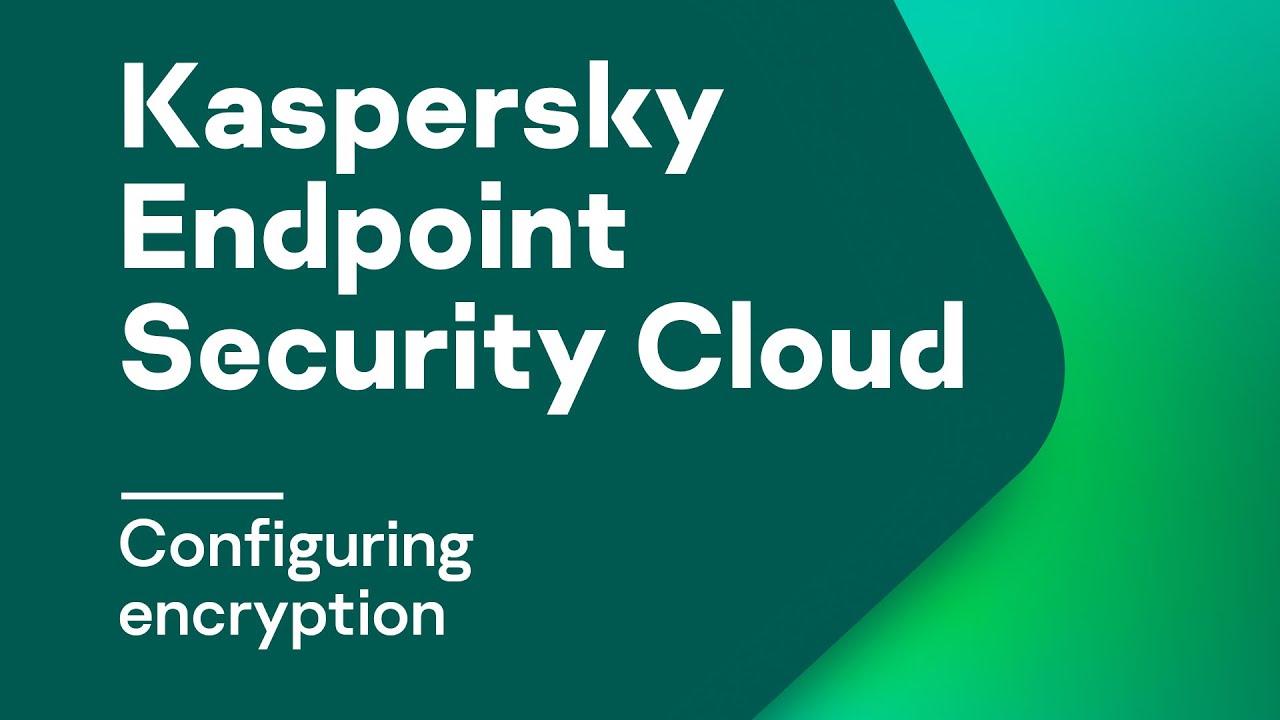 Part 9: How to configure encryption