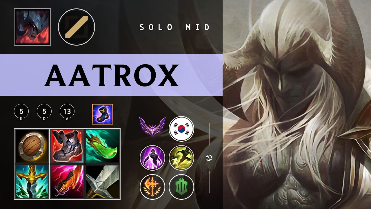 Aatrox Mid vs Ambessa - KR Master Patch 26.05