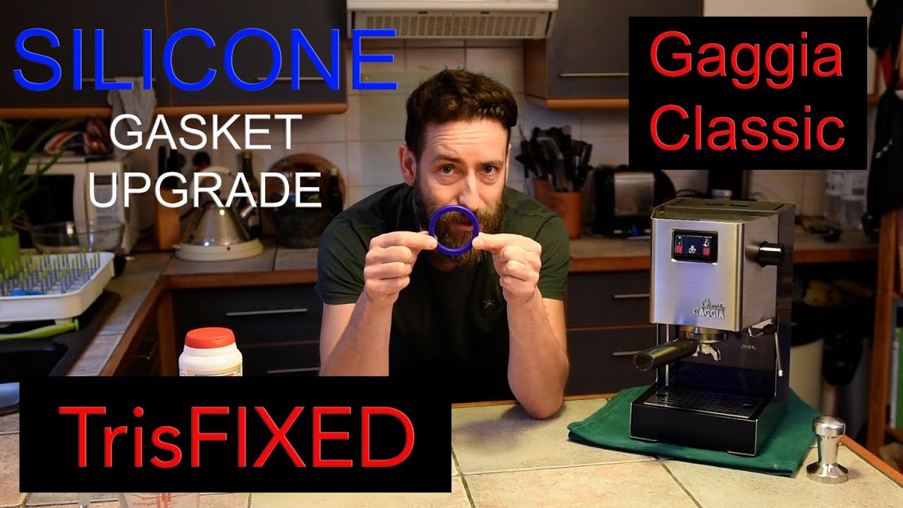 Gaggia classic group head gasket replace SILICONE UPGRADE! How to guide.