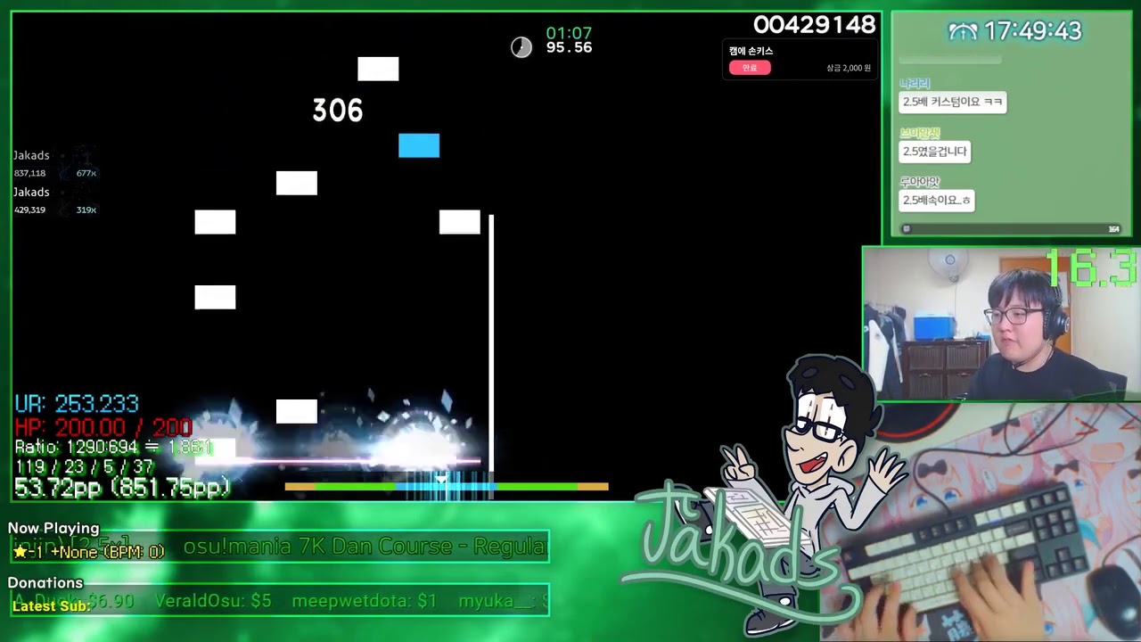[Jakads] Regular 0th x2.5 96.71%