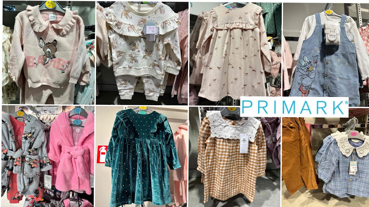 Primark newborn baby girls clothes new collection- October 2023