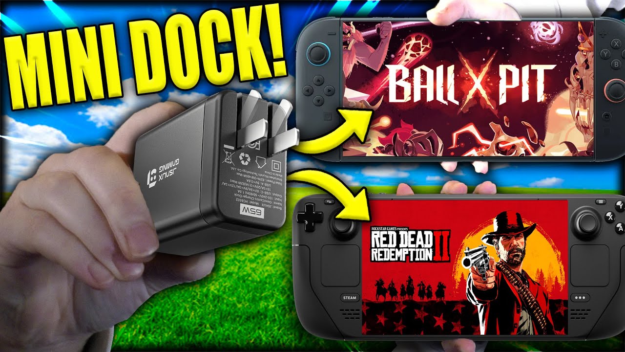 Эта док-станция за 40 долларов работает с Switch 2 И Steam Deck! | Обзор док-станции JSAUX OmniCe...