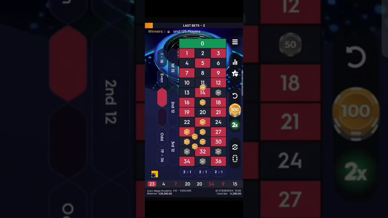 mega roulette big win44k😱😱