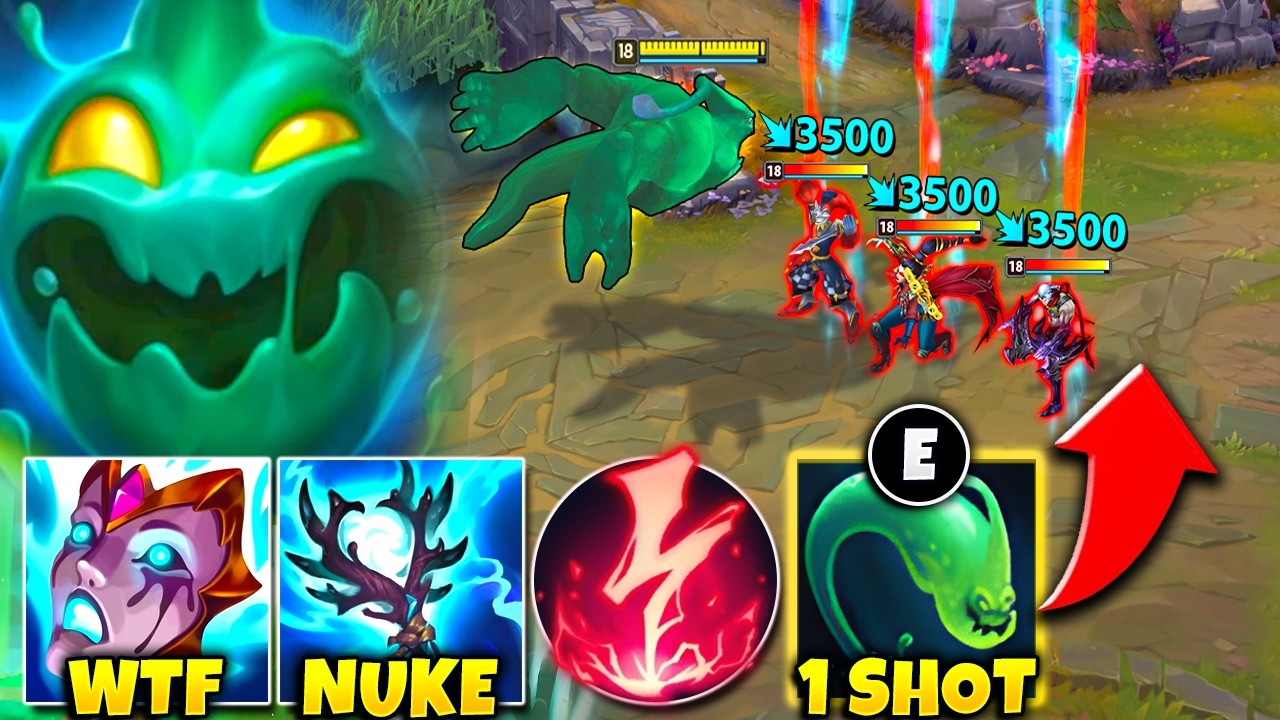Zac but if I land one ability you're getting one shot... (FULL AP NUKE BUILD)